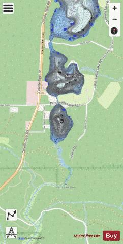 Sherry Lake depth contour Map - i-Boating App - Streets