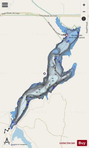 US_WA_17020015001400 depth contour Map - i-Boating App - Streets