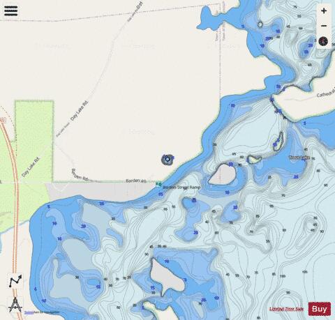 Trout Bog (Bog 12-15) depth contour Map - i-Boating App - Streets